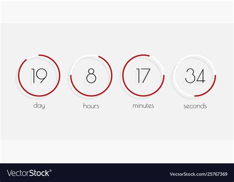 days hours minutes seconds countdown.